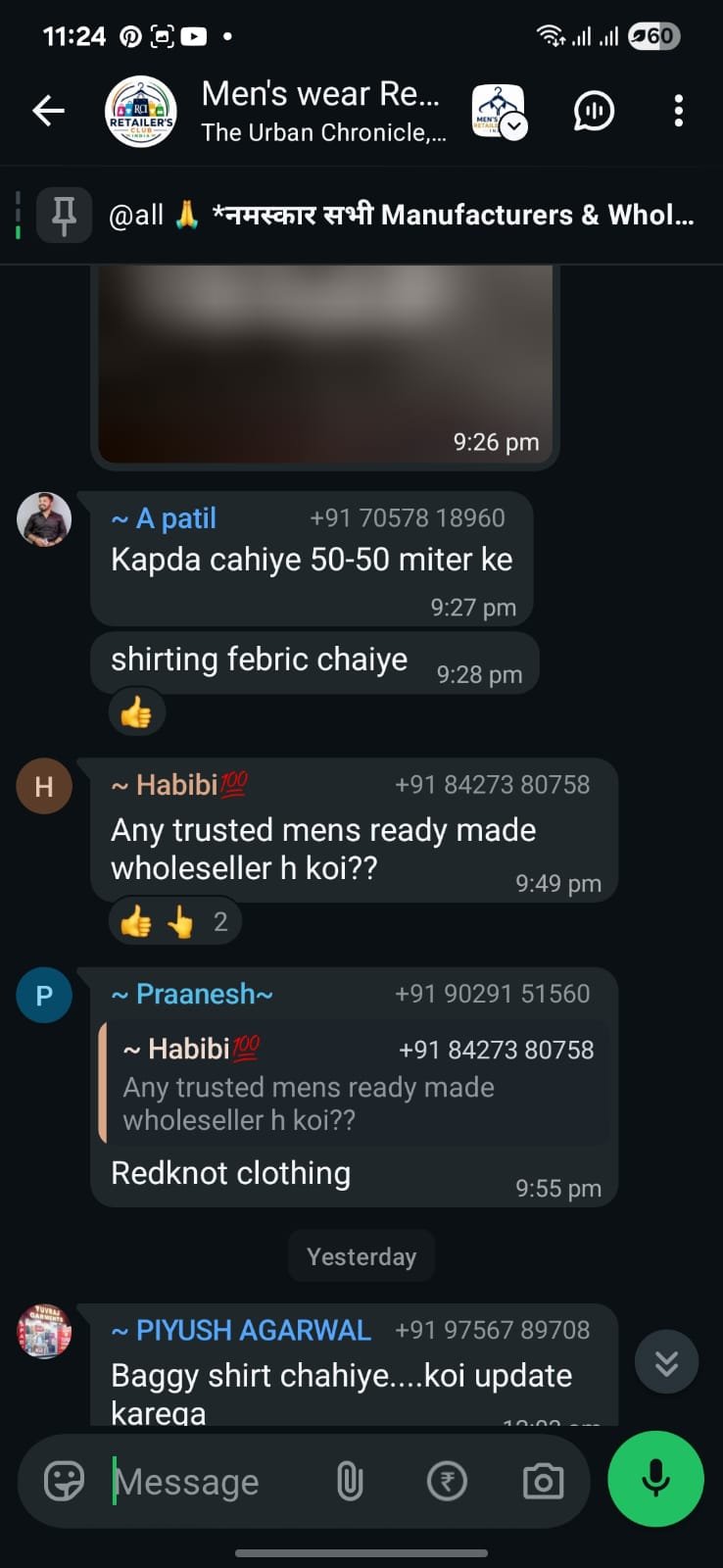 Men's Wear community chat preview 9